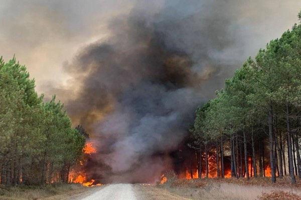 Στις φλόγες η νοτιοδυτική Γαλλία: Χιλιάδες πολίτες εκκενώνουν περιοχές – Δεκάδες κατεστραμμένα σπίτια – Κόσμος