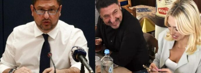 Ξανθιά καλλονή, μοιάζει στη Σπυροπούλου: Η κούκλα κόρη του Χαρδαλιά τράβηξε όλα τα βλέμματα πάνω της στην ταβέρνα