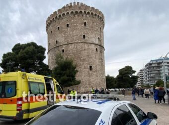 Τέλος έβαλε στη ζωή του ο 34χρονος που έπeσε από τον Λευκό Πύργο – Τι δείχνει βίντεο από κάμερα ασφάλειας