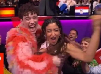 Eurovision 2024: Η αγκαλιά της Μαρίνας Σάττι στο 24χρονο Nemo