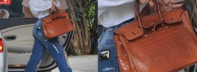 Πασίγνωστη τραγουδίστρια βγήκε για φαγητό με… 460.000 εupώ στα χέρια! Κρατούσε την πιο ακριβή τσάντα στον κόσμο