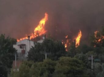 Μια ανάσα από σπίτια η φωτιά στον Ωρωπό – Εξαπλώνεται το πύρινο μέτωπο, εκκενώθηκε το Ασπροχώρι