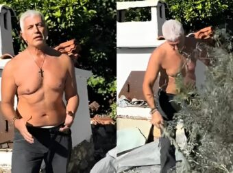 «Εγκεφαλıκά» οι Ελληνίδες με το βίντεο του Γιώργου Καλλιακμάνη – Έβγαλε το φανελάκι για να ραβδίσει ελιές και «έριξε» το ίντερνετ