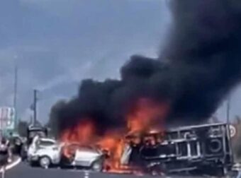 Φριχτό τροχαία στη χώρα μας – Νεκροί τρεις άνθρωποι που απανθρακώθηκαν