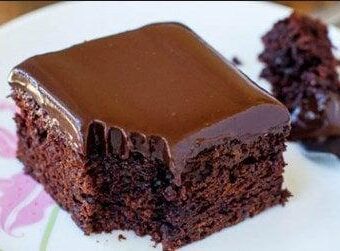 Λαχταριστό κέικ σοκολάτας χωρίς αυγά και γάλα