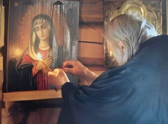 Ο αγράμματος μοναχός που έλεγε μόνο το «Χαίρε Μαρία»