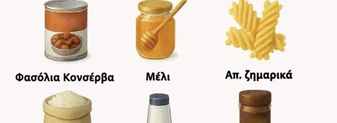 30 τρόφιμα που πρέπει να έχετε στο ντουλάπι σας και έχουν εξαιρετικά μεγάλη διάρκεια ζωής