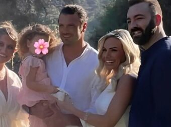 Ιωάννα Μαλέσκου – Κωνσταντίνος Δανιάς: H υπέροχη μπομπονιέρα της βάφτισης της κόρης τους