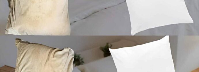  Πώς να καθαρίσετε τα βρώμικα μαξιλάρια για να είναι λευκά και να μυρίζουν ωραία