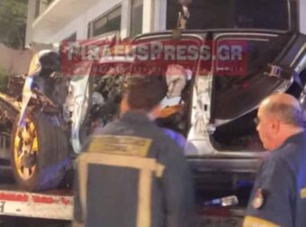 Πειραιάς: Πώς έγινε το τροχαίο με τον έναν νεκρό – Βαριά τραυματισμένη η 33χρονη, εικόνες από το σημείο του δυστυχήματος
