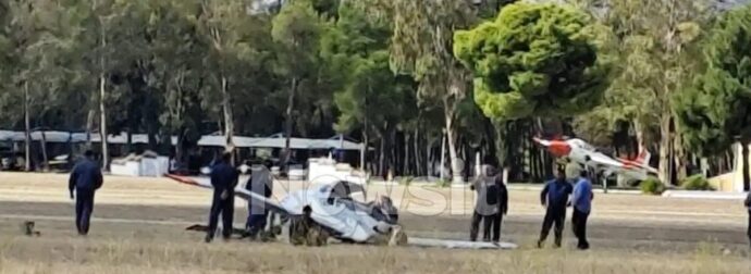 Έπεσε εκπαιδευτικό αεροσκάφος στο Τατόι – Δύο τραυματίες