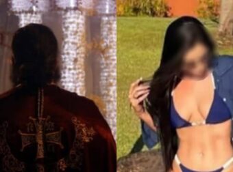 Αυτή είναι η καλλονή ερωμένη του ιερέα – Πιάστηκαν επ’ αυτοφώρω από πιστούς -Φώναζαν: «Άνοιξε την πόρτα»