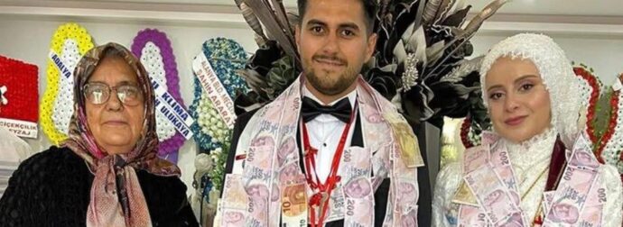 Τουρκία: Γιαγιά «χρύσωσε» τον εγγονό της στον γάμο του – Χαμός με το βίντεο