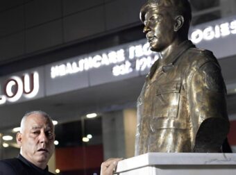 Θεσσαλονίκη: Αποκαλυπτήρια προτομής του αστυνομικού Γιώργου Λυγγερίδη παρουσία Τασούλα και Κακλαμάνη