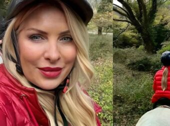 Ελένη Μενεγάκη: Για ιππασία στην πιο μαγική ελληνική τοποθεσία μαζί με την Μαρίνα και τον Παντζόπουλο