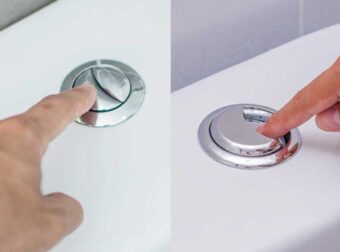 Πολλοί άνθρωποι νομίζουν ότι αυτά τα δυο κουμπιά στο καζανάκι κάνουν το ίδιο πράγμα