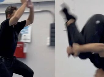 Χαμός με τον Σάκη Ρουβά – Έκανε κολοτούμπα στον αέρα και ζήλεψε ακόμη και ο… Πετρούνιας