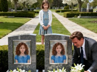 Ένας συντετριμμένος εκατομμυριούχος επισκεπτόταν τους τάφους των κορών του κάθε Σάββατο — μέχρι που ένα φτωχό μικρό κορίτσι έδειξε τις ταφόπλακες και ψιθύρισε: «Κύριε… ζουν στο δικό μου δρόμο»