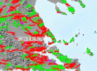 O νέος χάρτης σεισμών με όλα τα ρήγματα στην Ελλάδα – Πόσα είναι τα ενεργά