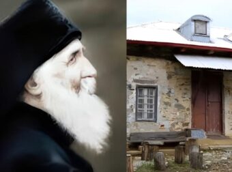 Το αγıασμένο κελί του Αγίου Παϊσίου στον Τίμιο Σταυρό