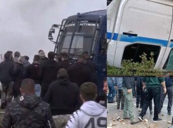 ΧΑΜΟΣ ΤΩΡΑ ΣΤΑ ΧΑΝΙΑ ΜΕ ΑΓΡΟΤΕΣ ΚΑΙ ΜΑΤ – ΠΕΤΡΟΠΟΛΕΜΟΣ, ΑΝΑΠΟΔΟΓΥΡΙΣΜΕΝΟ ΠΕΡΙΠΟΛΙΚΟ, ΤΡΑΥΜΑΤΙΕΣ