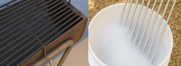 Τέλος καμένα λίπη και σκουριά: Καθαρίστε την σχάρα της ψησταριάς χωρίς τρίψιμο με 2 υλικά που έχετε στο σπίτι