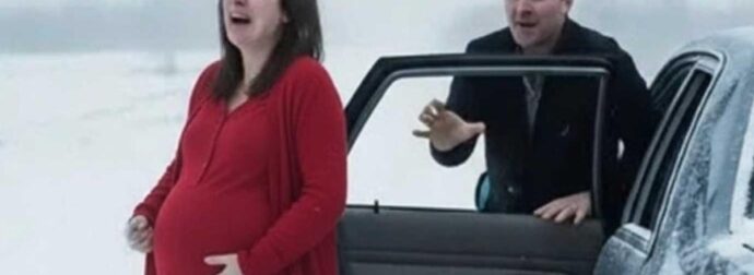 Έσπασαν τα νερά μου στο δρόμο για τα γενέθλια της μάνας του. Οργισμένος, με άφησε 9 μηνών έγκυο σε έναν χιονισμένο δρόμο. Δεν φανταζόταν ποτέ τι θα συνέβαινε μετά…