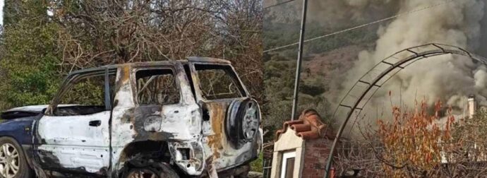 Τραγωδία στη Φθιώτιδα: Κάηκε μέσα στο αυτοκίνητό του ενώ την ίδια ώρα καιγόταν και το σπίτι του