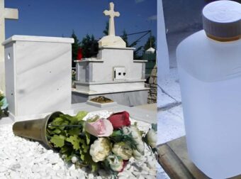 Πήγε να καθαρίσει τον τάφο, «κάηκαν» τα σωθικά της αντί για νερό ήπιε νέφτι