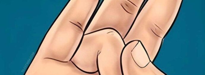 Τεντώστε τον παράμεσο σας με τον αντίχειρά σας και κρατήστε το για λίγα δευτερόλεπτα. Θα λατρέψετε το λόγο!