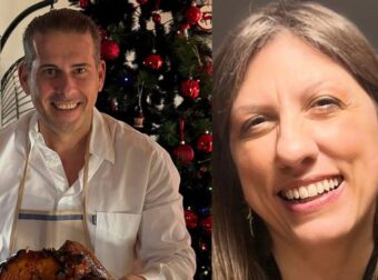 Ο Διαμαντής Καραναστάσης μαγείρεψε στην Ζωή Κωνσταντοπούλου για τα Χριστούγεννα και αυτή απόλαυσε εάν ποτήρι κρασί