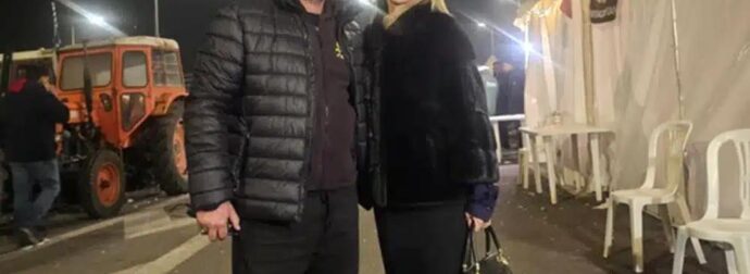 Εμφάνιση της Μαρίας Καρυστιανού σε μπλόκο των αγροτών – Tι δήλωσε