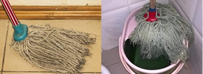 Μυρίζει άσχημα η σφουγγαρίστρα; Το κόλπο της γιαγιάς με 2 υλικά από την κουζίνα που θα την κάνει… καινούργια