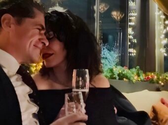 Λαμπροπούλου – Λάλος: Γιόρτασαν μαζί την αλλαγή του χρόνου – Το viral βίντεο με τον χορό στην πισίνα και οι ευχές