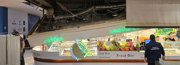 Θεσσαλονίκη: Έπεσε οροφή καταστήματος μέσα σε εμπορικό κέντρο – Στο νοσοκομείο μία 45χρονη