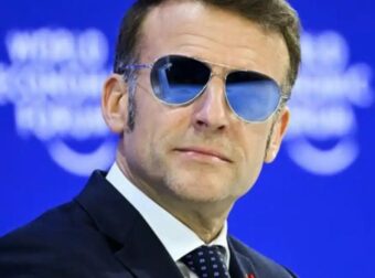 Και στο Νταβός με γυαλιά ηλίου μίλησε ο Μακρόν – Τι συμβαίνει με το μάτι του Γάλλου προέδρου