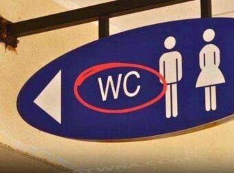 Τι σημαίνουν τα αρχικά «WC» στις τουαλέτες των μαγαζιών