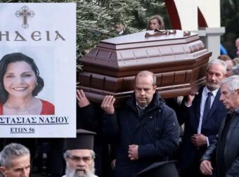 Τραγωδία Βιολάντα: Βουβός πόνος στο τελευταίο αντίο στην 56χρονη Αναστασία Νάσιου – Στο Γκριζάνο Τρικάλων η κηδεία της