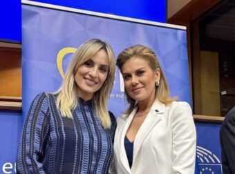 Ελεονώρα Μελέτη – Ευγενία Μανωλίδου: Ο ιδιαίτερος λόγος που συναντήθηκαν στο Ευρωπαϊκό Κοινοβούλιο