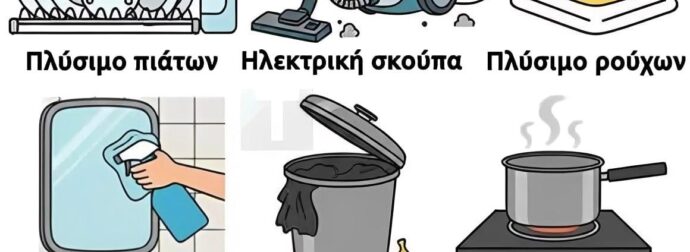 Ποια δουλειά του σπιτιού θα «έσβηνες» για πάντα; Η απάντησή σου αποκαλύπτει τον χαρακτήρα σου