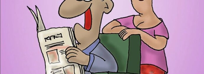 Σκίτσο του Αρκά για τον Άγιο Βαλεντίνο: Ο σύζυγος που… ξέχασε τη γιορτή