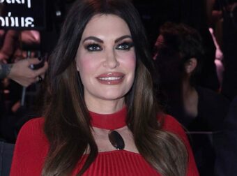 Η Κίμπερλι Γκιλφόιλ με τον γιο της στον ελληνικό τελικό της Eurovision