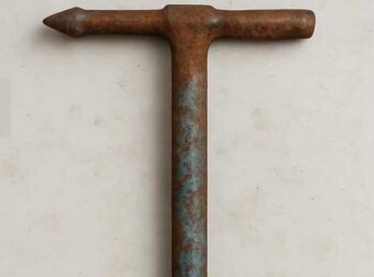 Βρήκα μια μεταλλική ράβδο στο δρόμο μου. Καμία ιδέα τι θα μπορούσε να είναι;