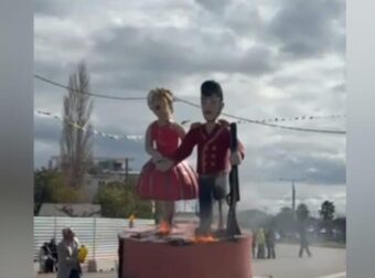 Ο βασιλιάς καρνάβαλος δεν καιγόταν με τίποτα – Προσπαθούσαν πάνω από μια ώρα