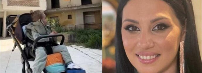 Ο μικρός Χρήστος αφήνει μπαλόνι στον ουρανό για τη μαμά του που χάθηκε στα Τέμπη