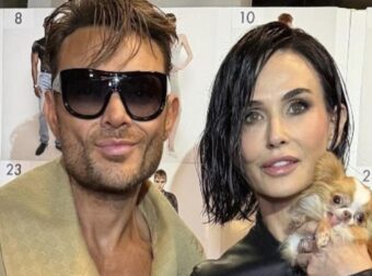 Ντέμι Μουρ: Πασίγνωστος Έλληνας στο πλευρό της στην εβδομάδα μόδας του Μιλάνου