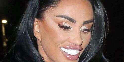 Katie Price shows off her very plump lips with JJ Slater