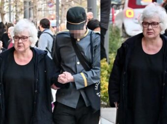 Ξένια Καλογεροπούλου: Σπάνια δημόσια εμφάνιση της σπουδαίας ηθοποιού στο κέντρο της Αθήνας