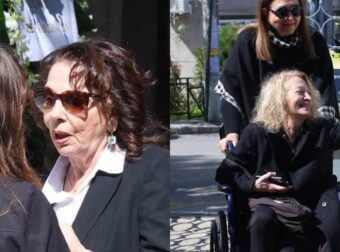 Γιώργος Πανουσόπουλος: Συγκινημένη η σύζυγός του, Μπέτυ Λιβανού στην κηδεία – Η σπάνια εμφάνιση της Λουκίας Πιστιόλα