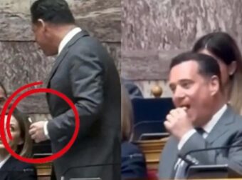 Ζωή Κωνσταντοπούλου: Διέρρευσε το βίντεο του Άδωνι Γεωργιάδη που τρώει κράκερ στη Βουλή